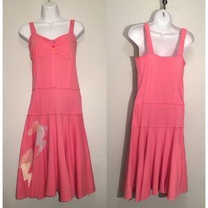 Scrapbook Midi Dress Pink Small